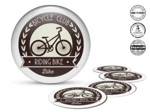 Rim decals Tunning Style Luxury Dome for Vehicles